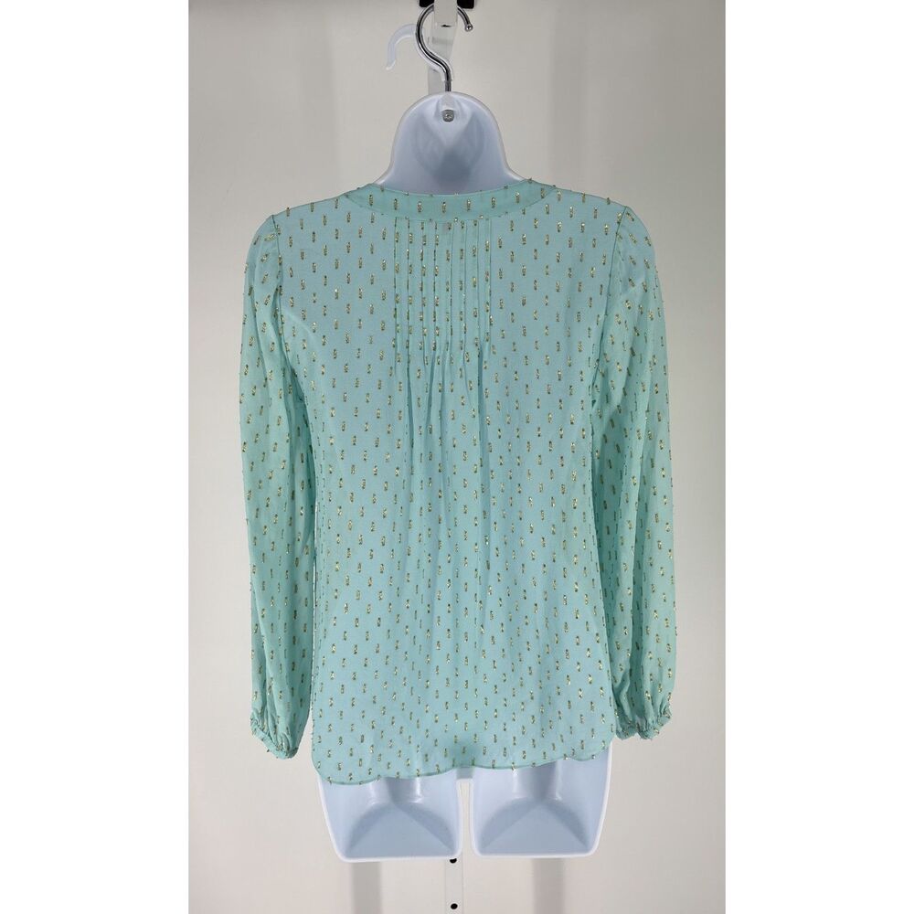 Lilly Pulitzer Colby Sheer Silk Blouse - Picture 4 of 6